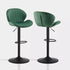 Caryol Velvet Bar Stool [Height Adjustable][Set of 2]-5