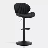 Caryol Faux Leather Bar Stool [Height Adjustable][Set of 2]-6
