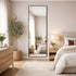 Takara - Full Length Black Metal Rectangle Mirror - 180cm x 60cm-0