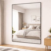 Takara - Full Length Black Metal Rectangle Mirror - 200cm x 150cm-4