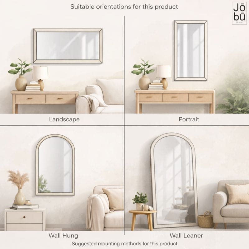 Takara - Full Length Gold Metal Rectangle Mirror - 200cm x 120cm-4