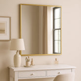 Takara - Gold Metal Rectangle Mirror - 120cm x 95cm-1