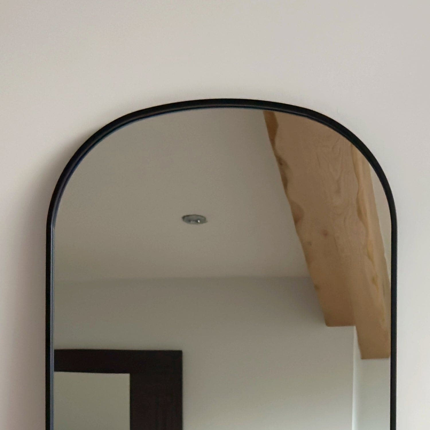 Yoko - Black Metal Gentle Arch Mirror - 160cm x 60cm-2