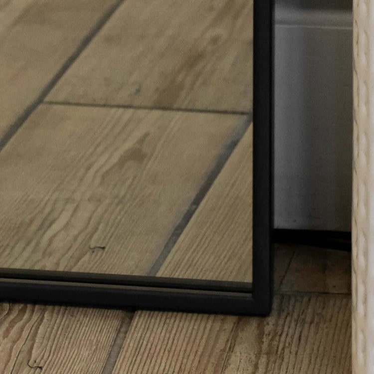 Yoko - Black Metal Gentle Arch Mirror - 160cm x 60cm-3