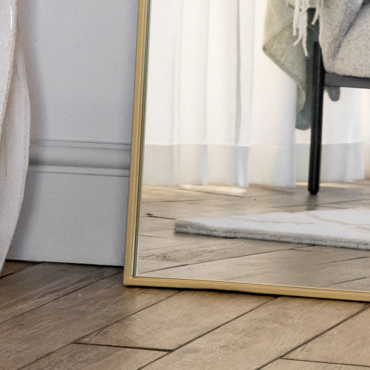 Yoko - Gold Metal Gentle Arch Mirror - 160cm x 60cm-4